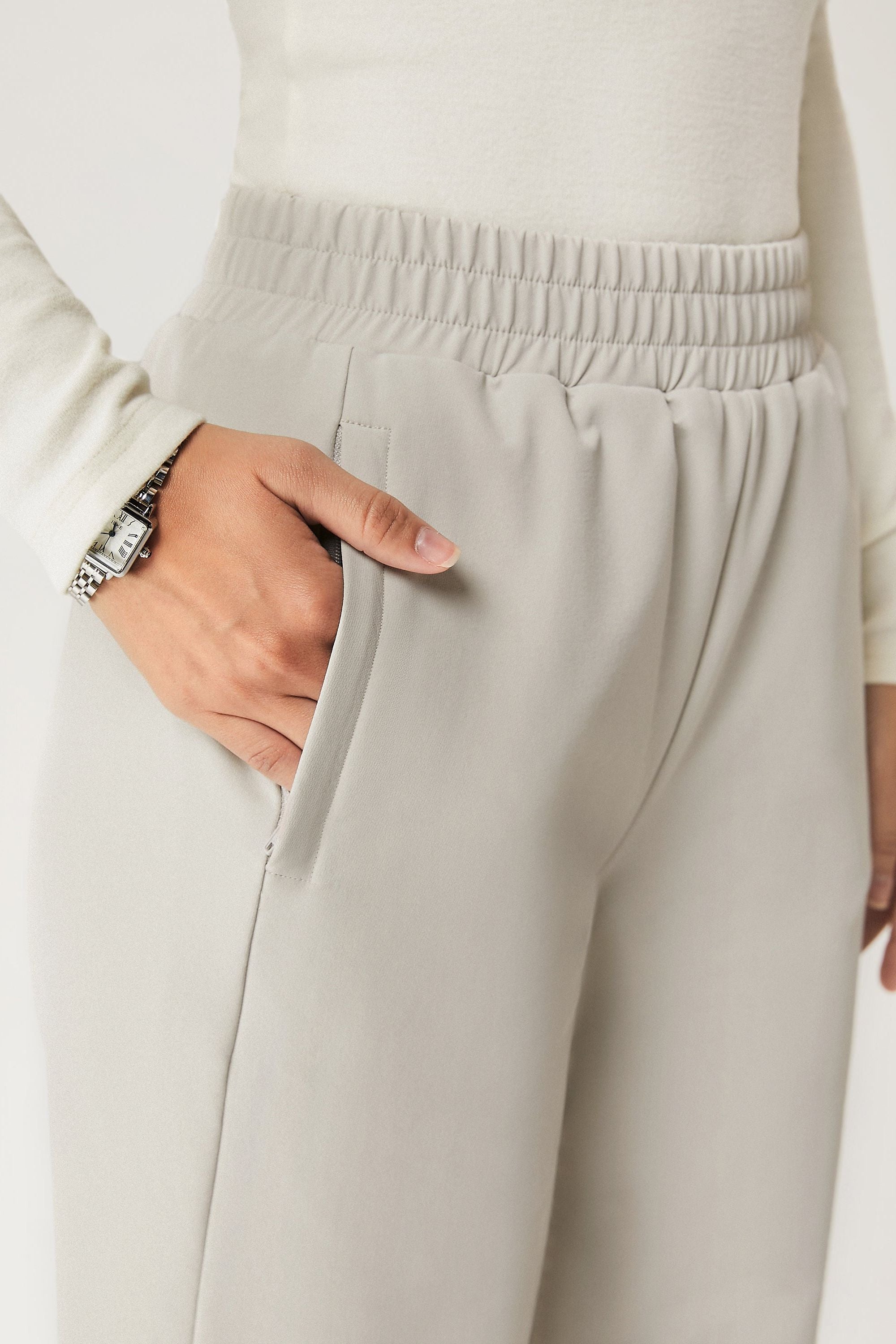 Water-Proof Fleece-Lined Elastic Waist Pant