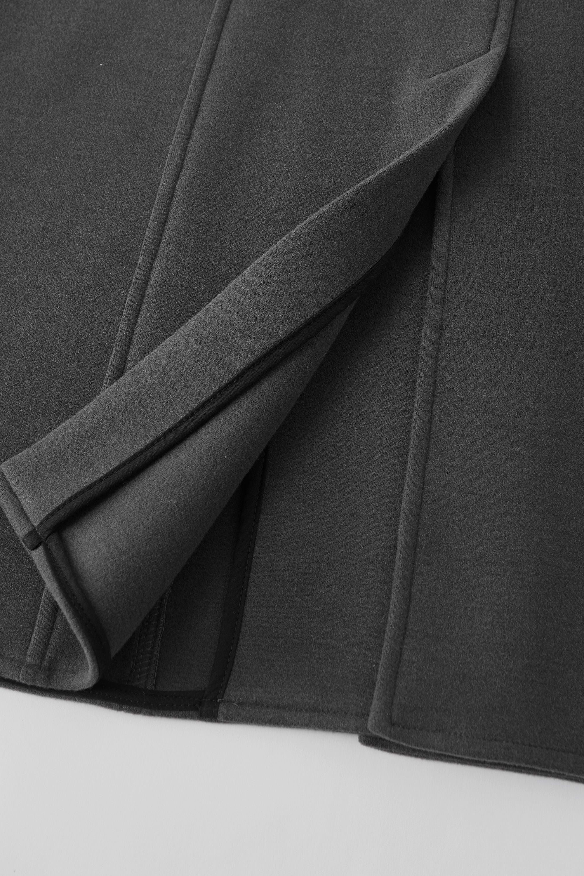 Button Front Collared Coat