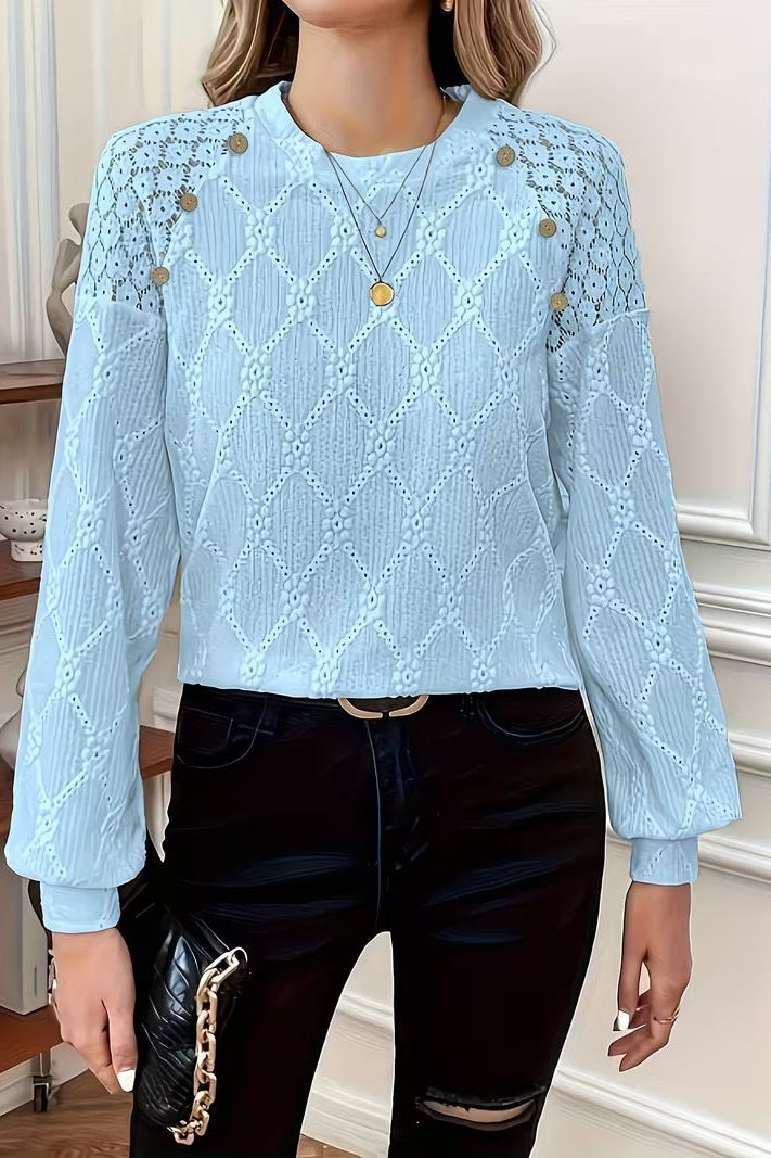 Charm Lace Detail Blouse