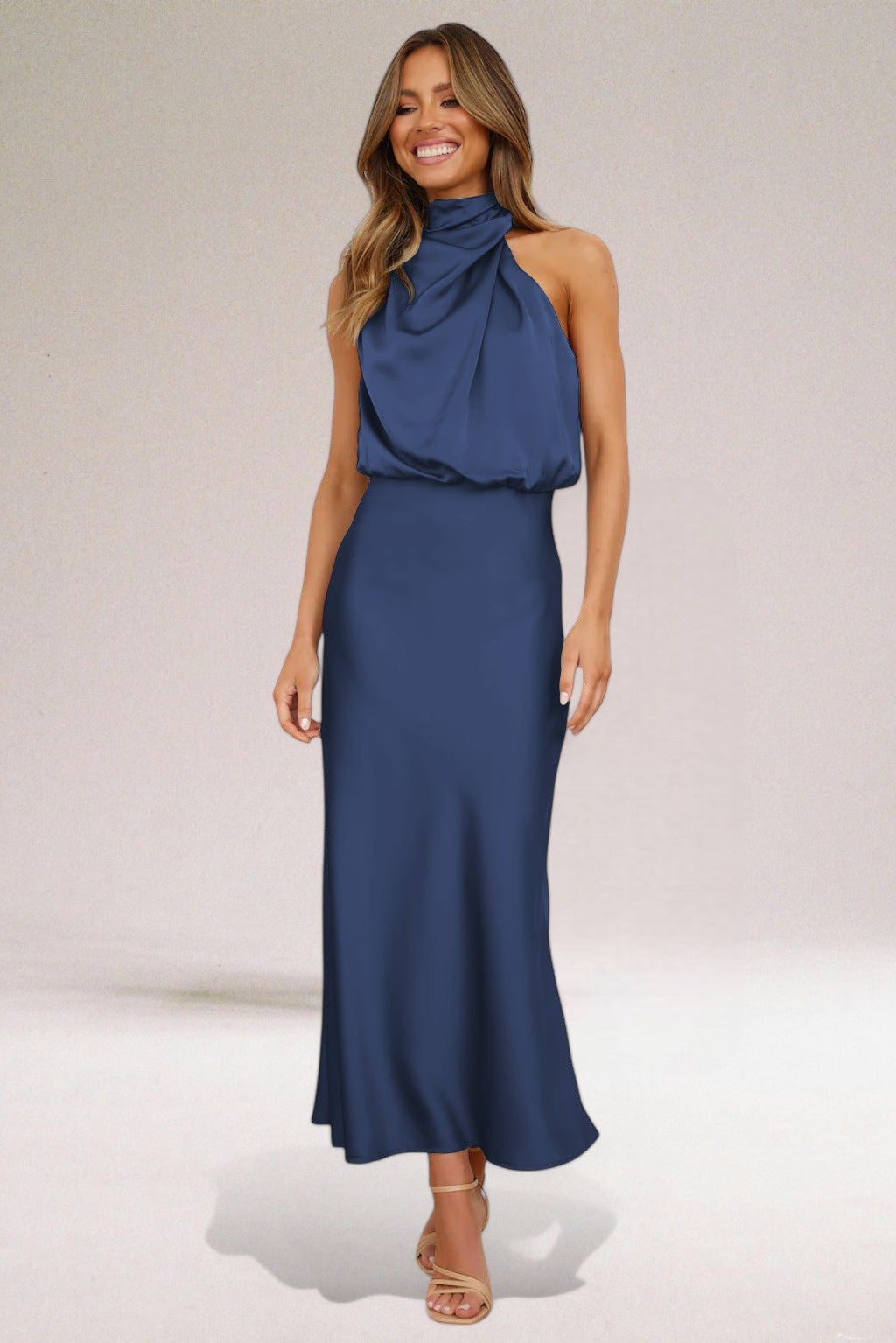 Celeste Halter Maxi Dress