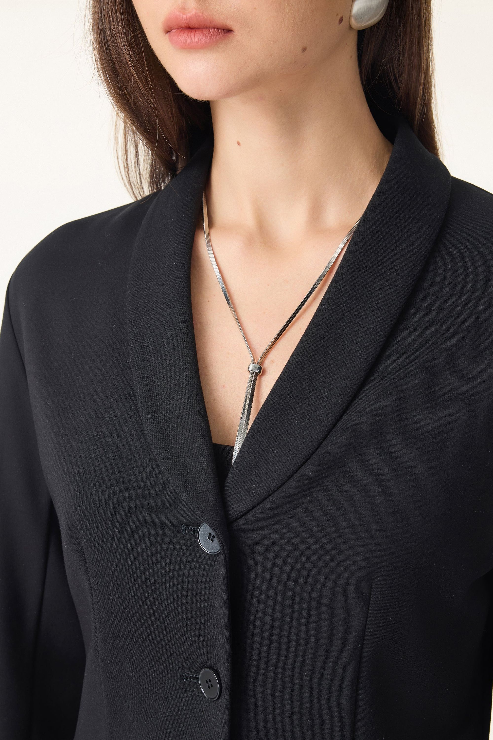 Button Front Blazer