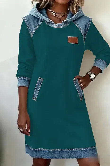 Casual Hoodie Dress