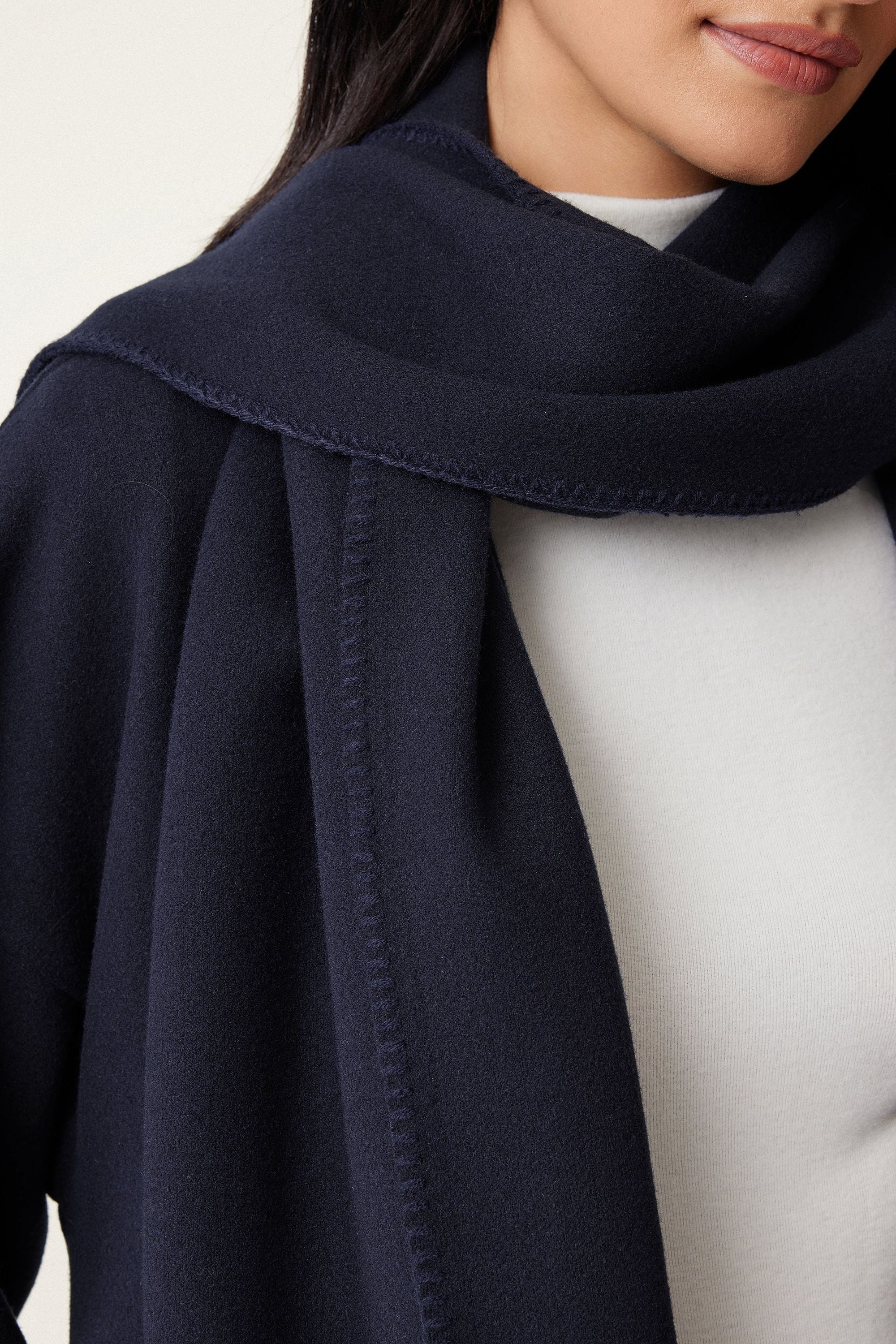 Oversized Scarf Jacket