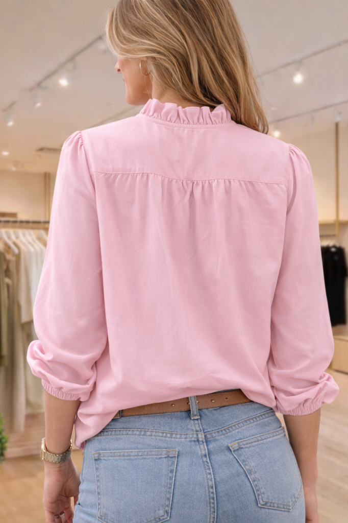 Chic Harmony V-Neck Blouse