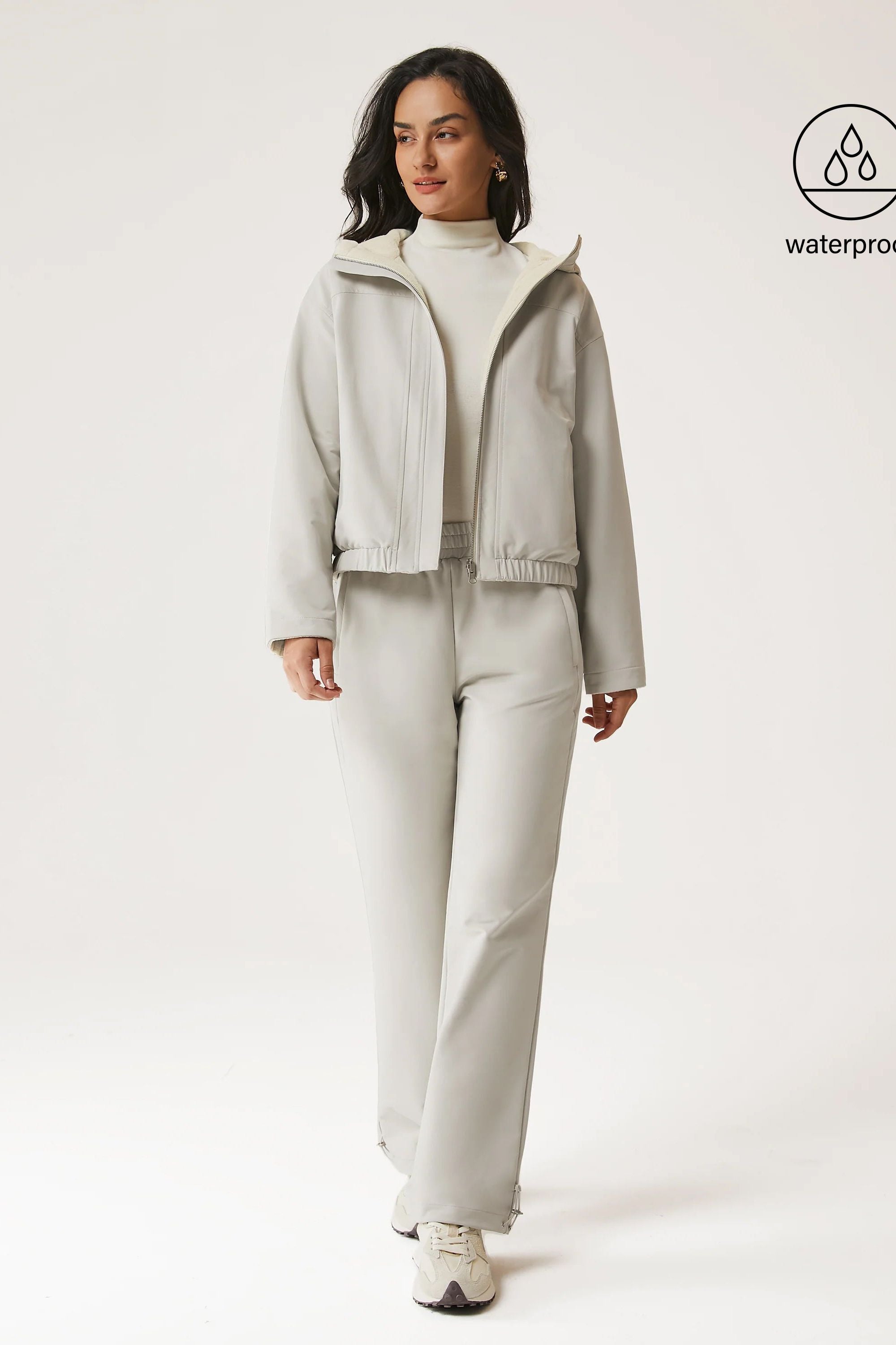 2Pcs Set Water-Proof Reversable Jacket & Elastic Waist Pant