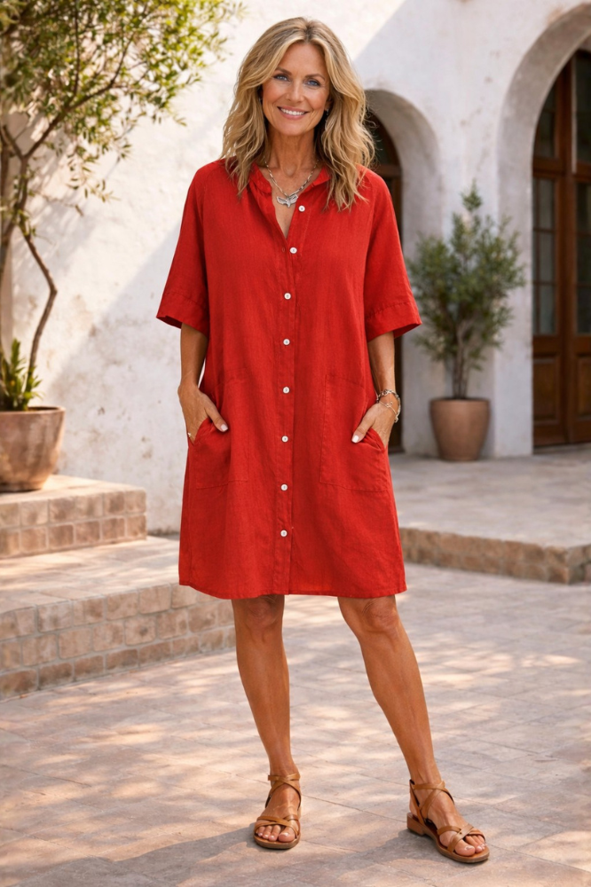 Mila | Casual Shirt Dress