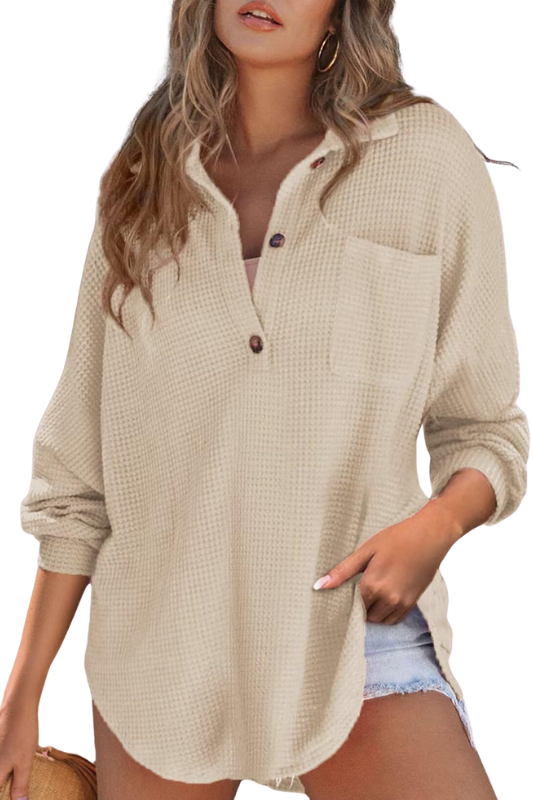 Casual V-Neck Blouse