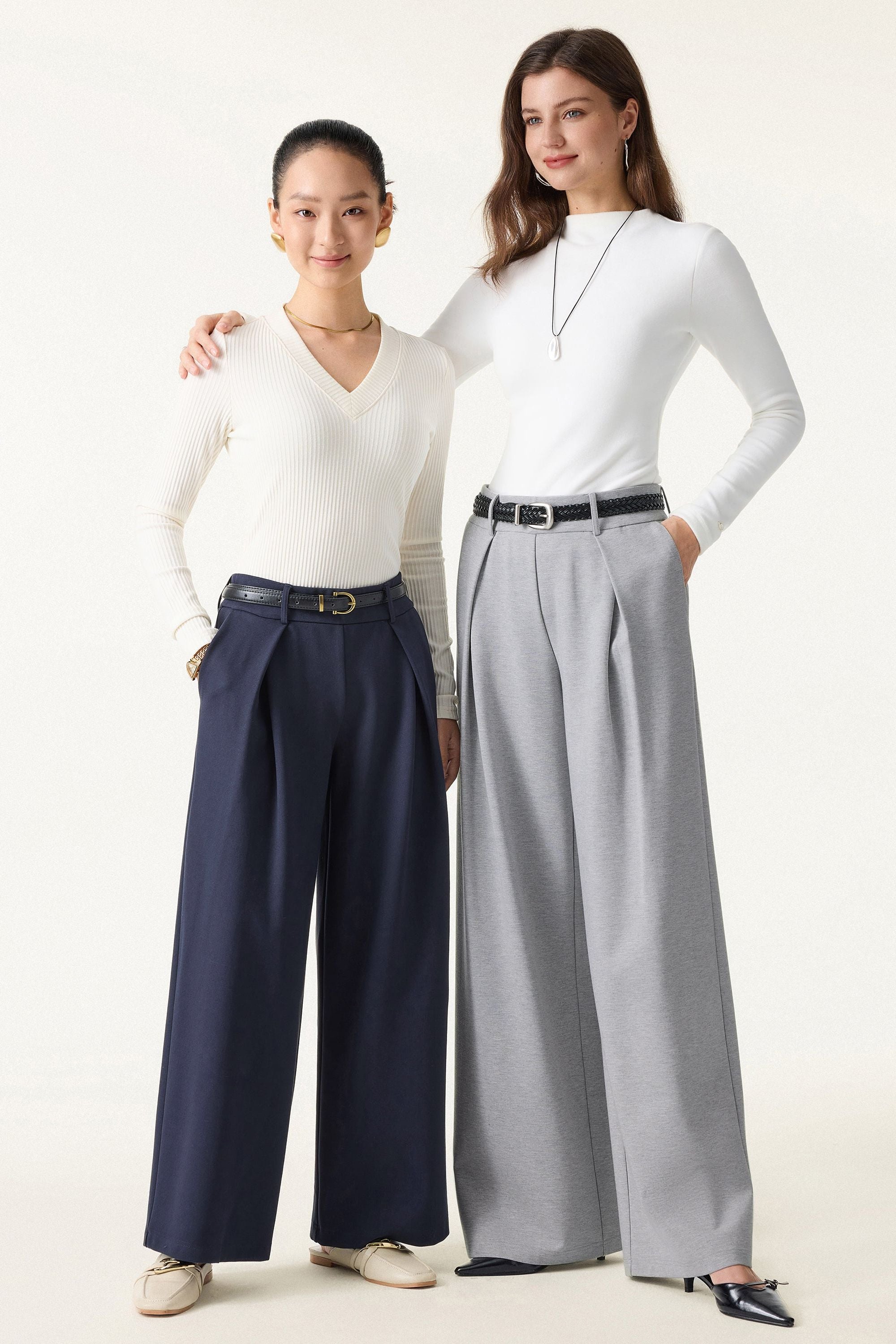 Wide Leg Pants with Pockets