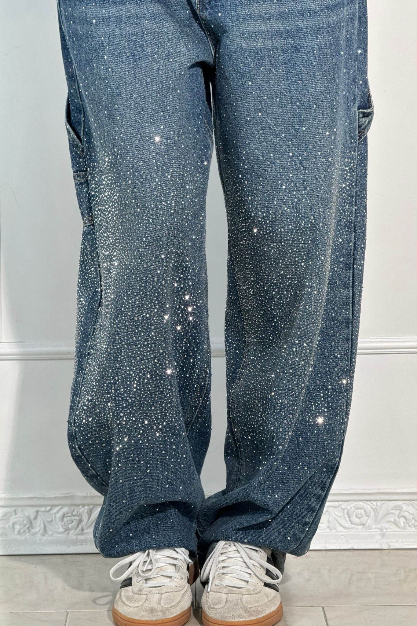 Starlight Wide-Leg Denim Pants