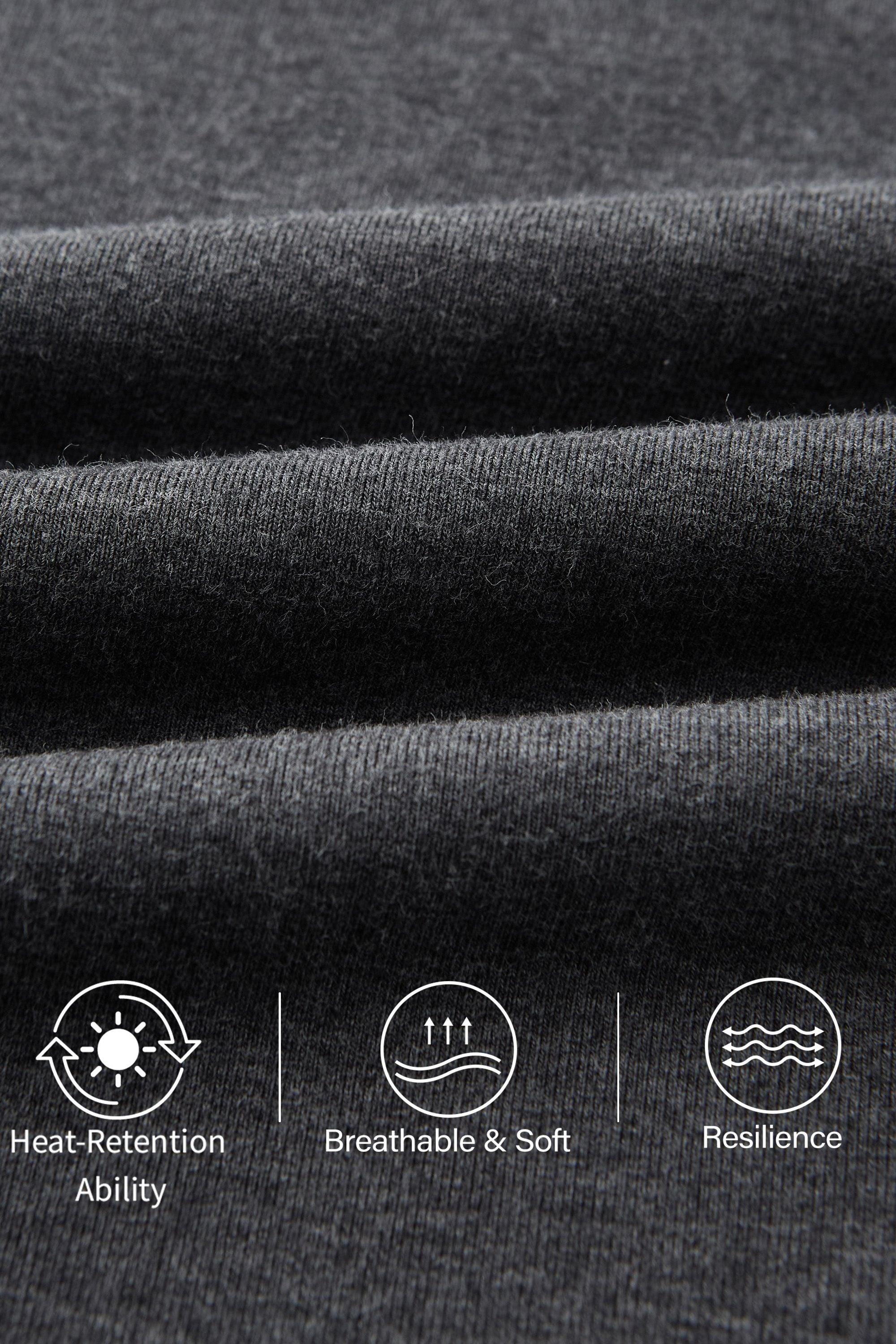 Cozy Warm High Rise Wide Leg Trousers with Pockets