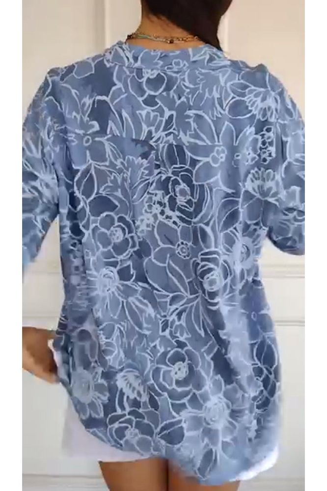 Floral Breeze Casual Blouse