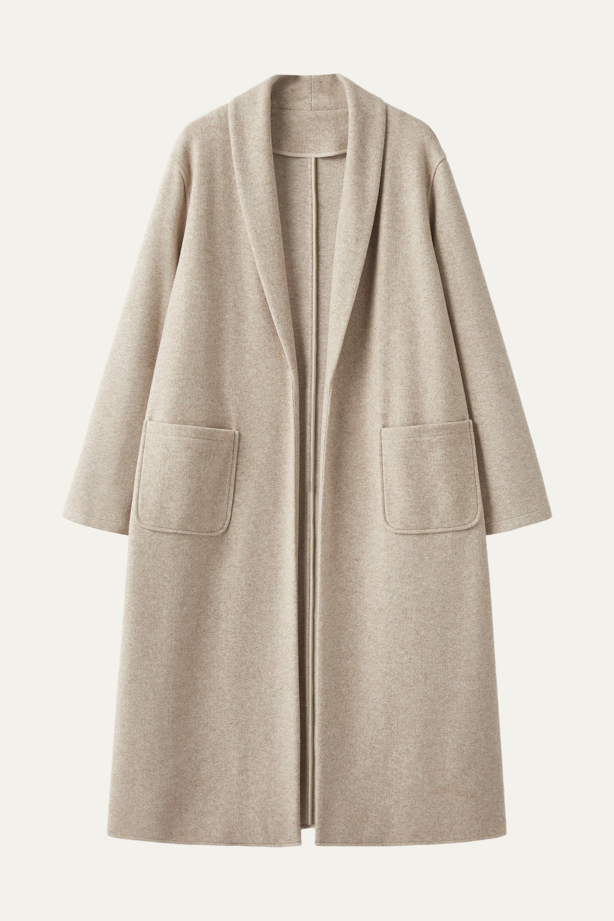 Patch Pocket Long Coat