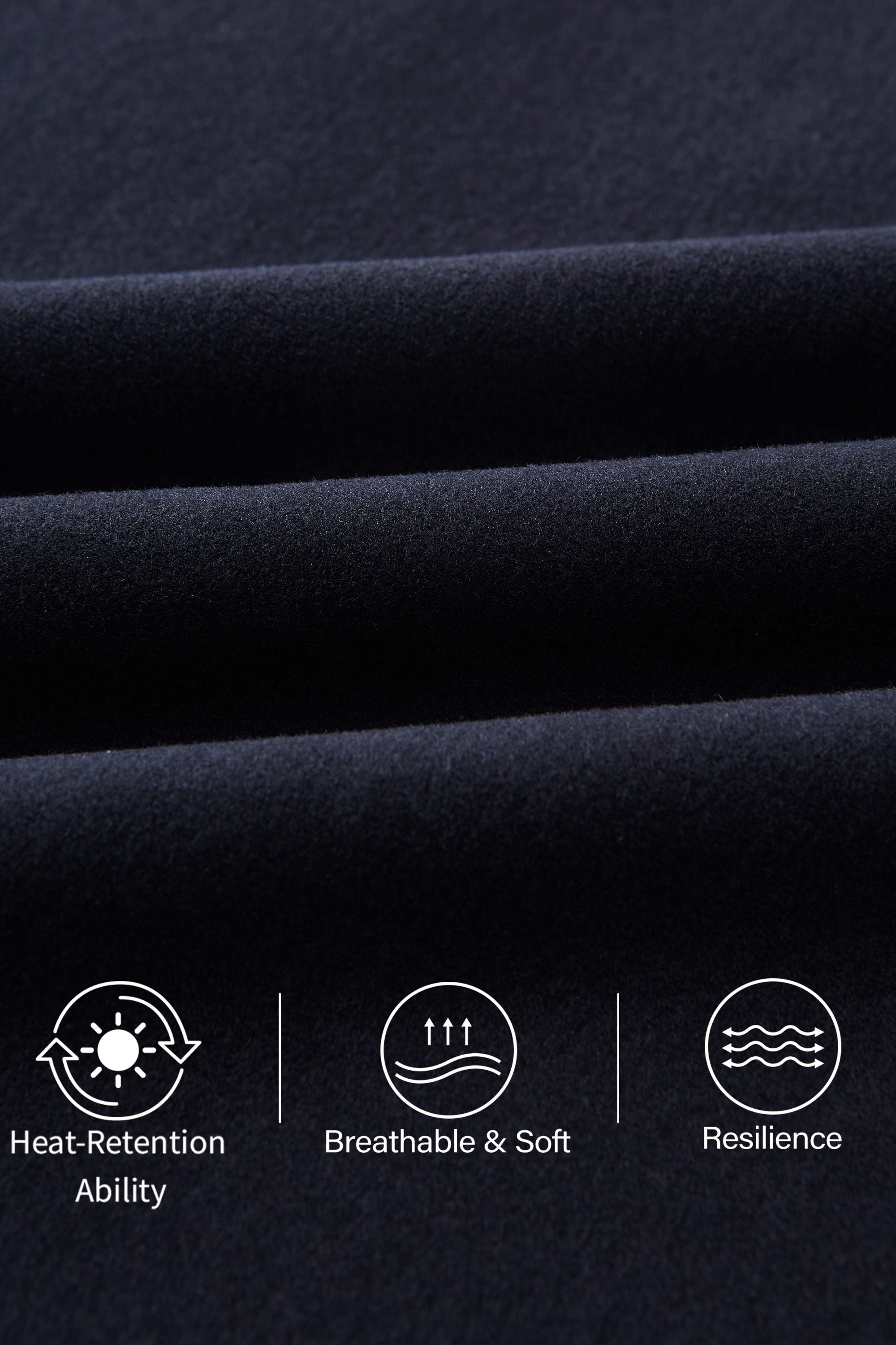 Cozy Warm High Rise Tapered Utility Pants with Pockets