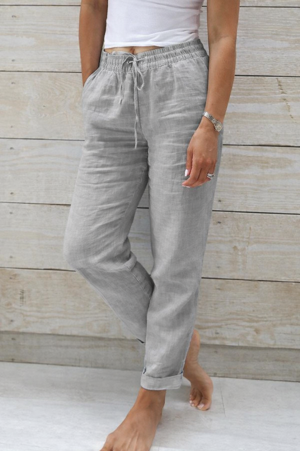 Sage Linen Pants
