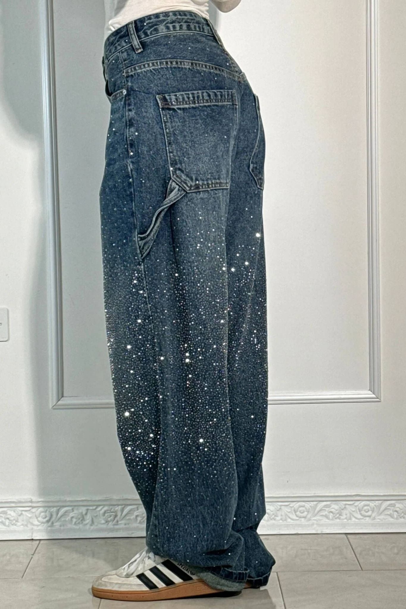 Starlight Wide-Leg Denim Pants