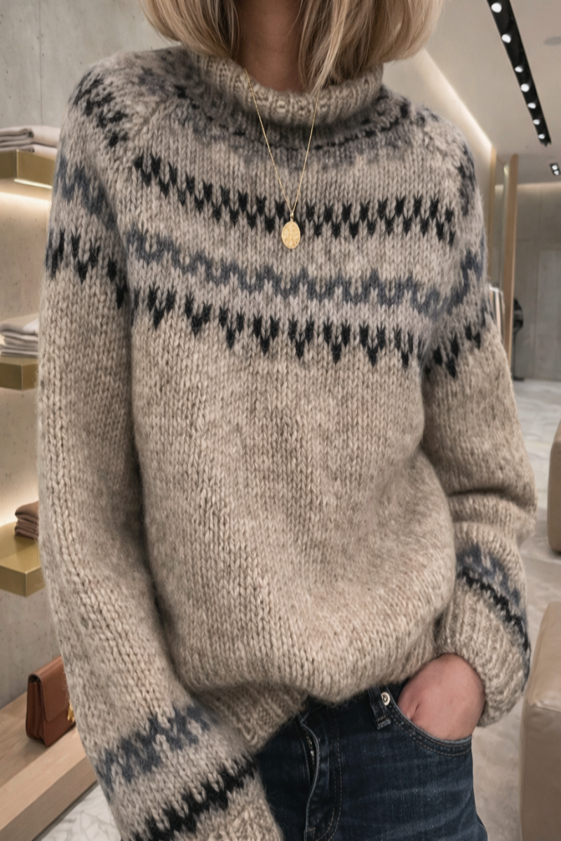 Casual Wool Blend Sweater