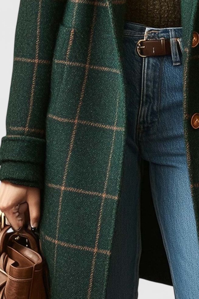 Fiona – Classic Check Coat