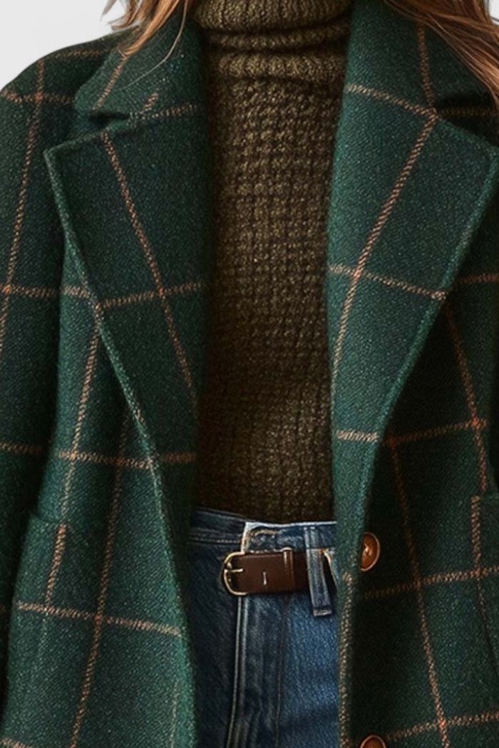 Fiona – Classic Check Coat