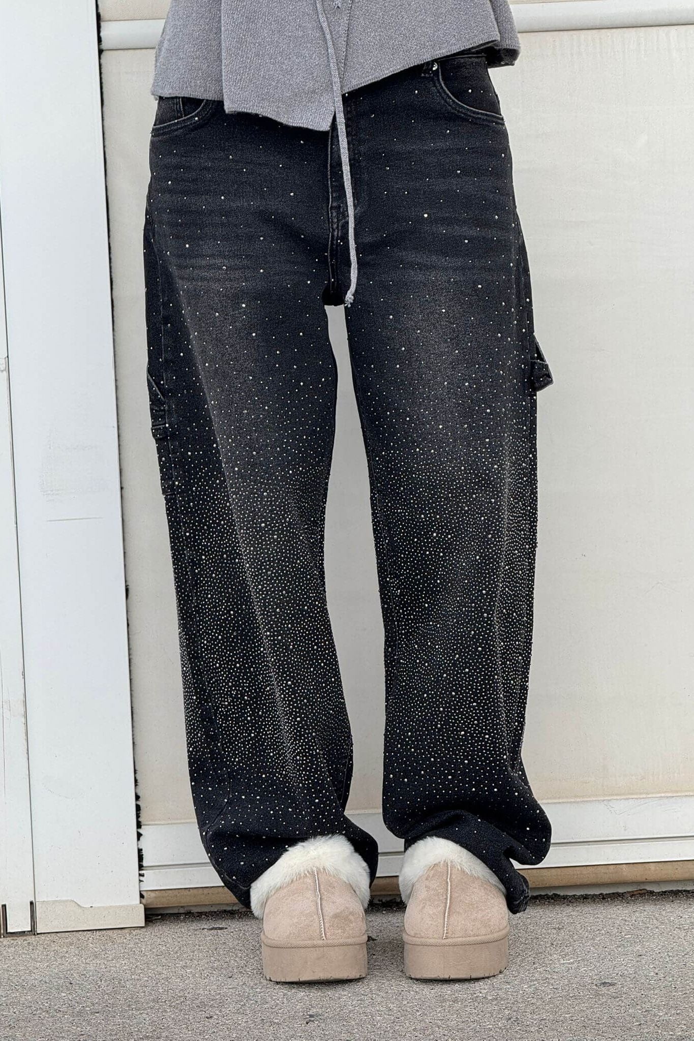 Starlight Wide-Leg Denim Pants