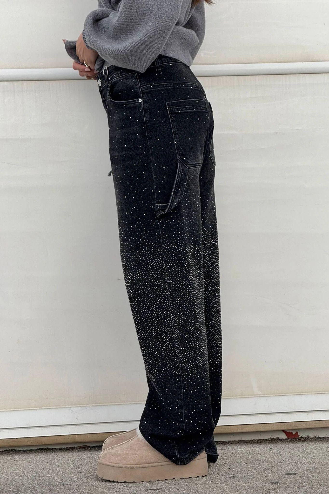 Starlight Wide-Leg Denim Pants