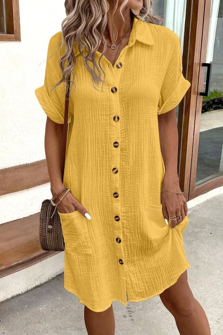 Cotton Everyday Shirt Dress