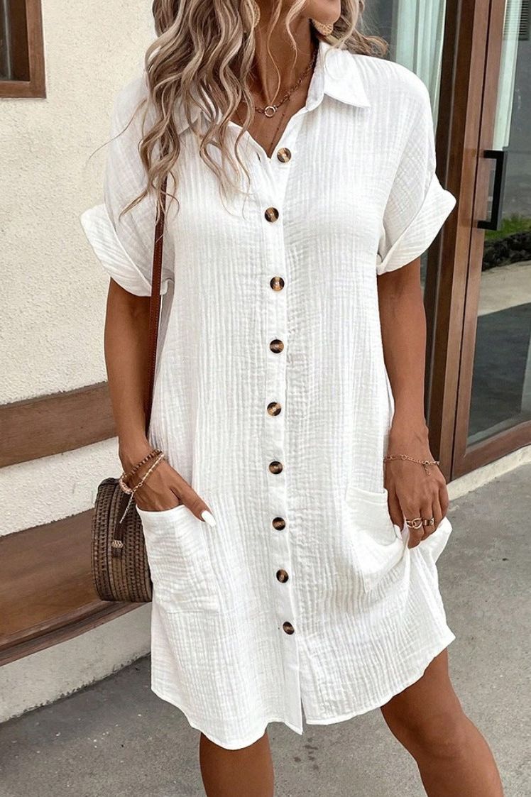 Cotton Everyday Shirt Dress