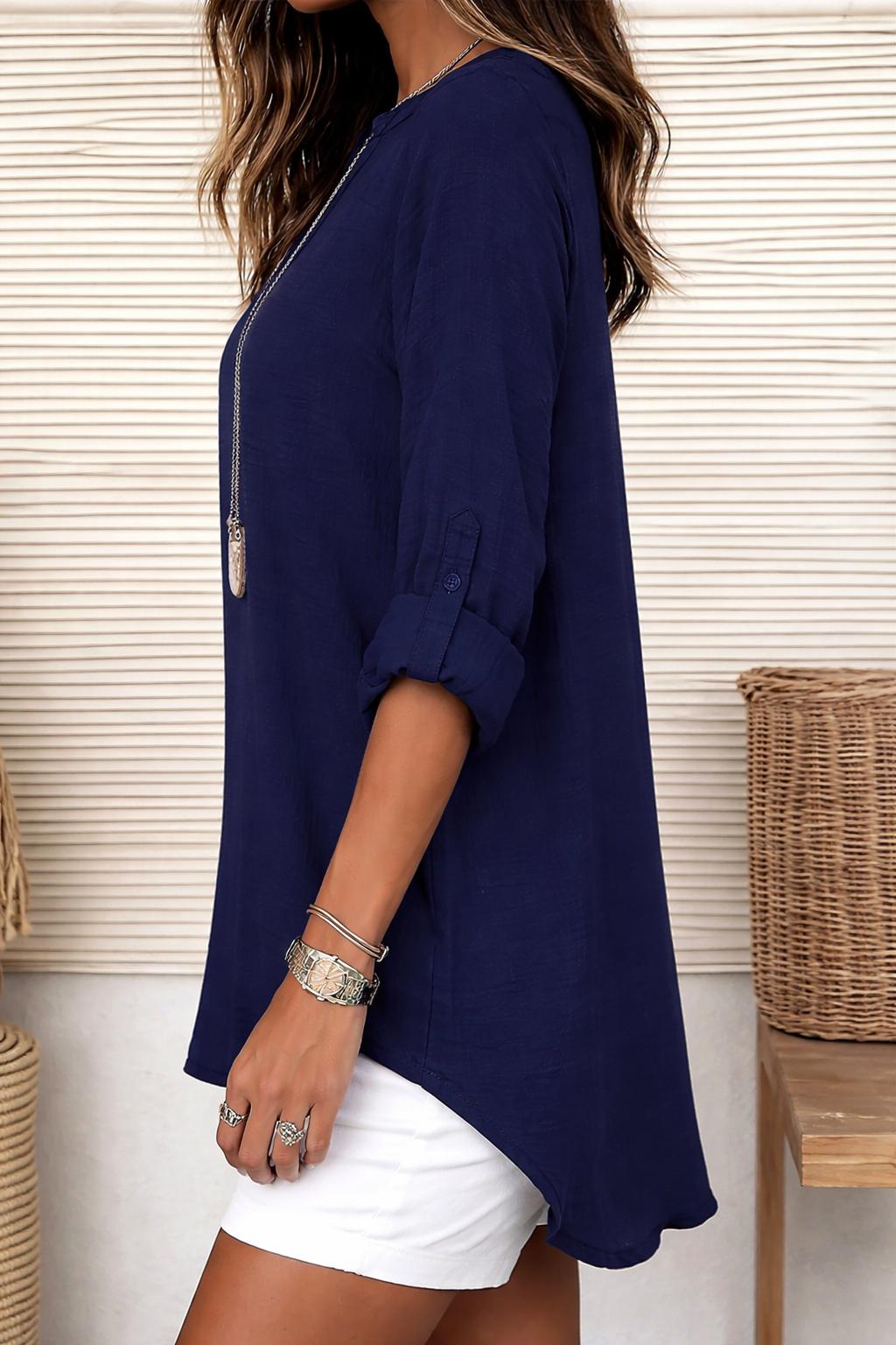 Calista Linen Blouse