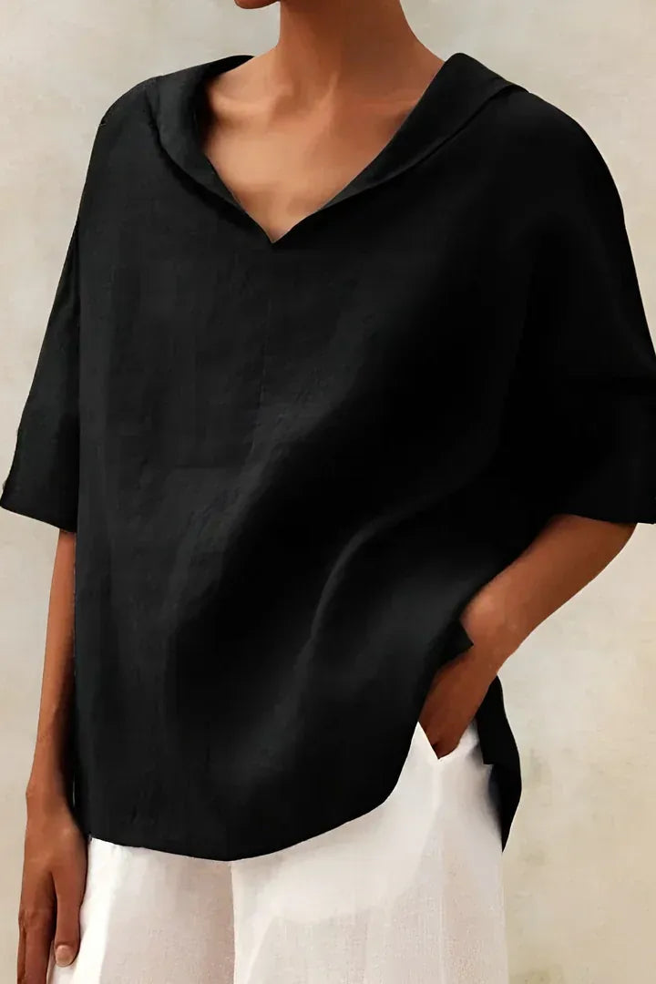 Alina Linen Blouse