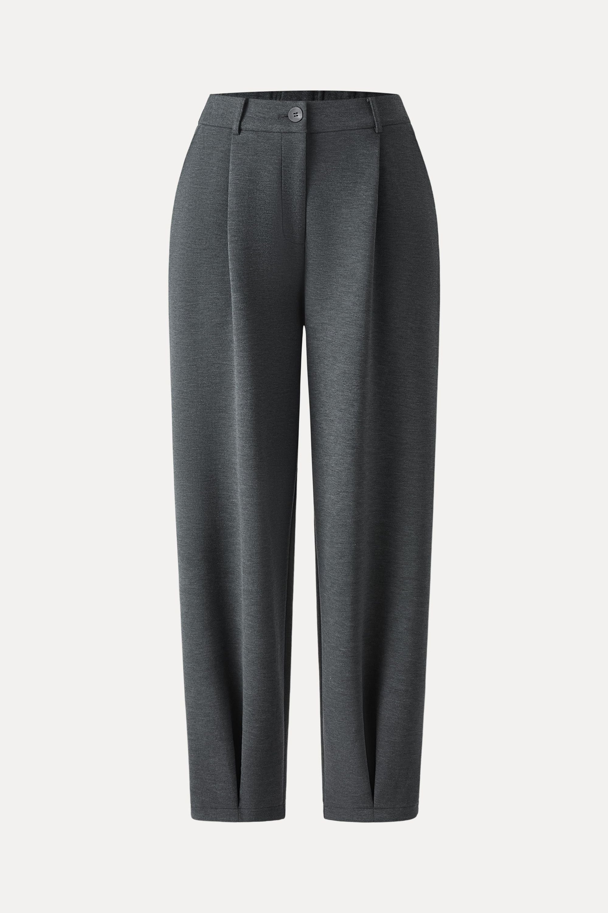 Cozy Warm High Rise Tapered Utility Pants with Pockets