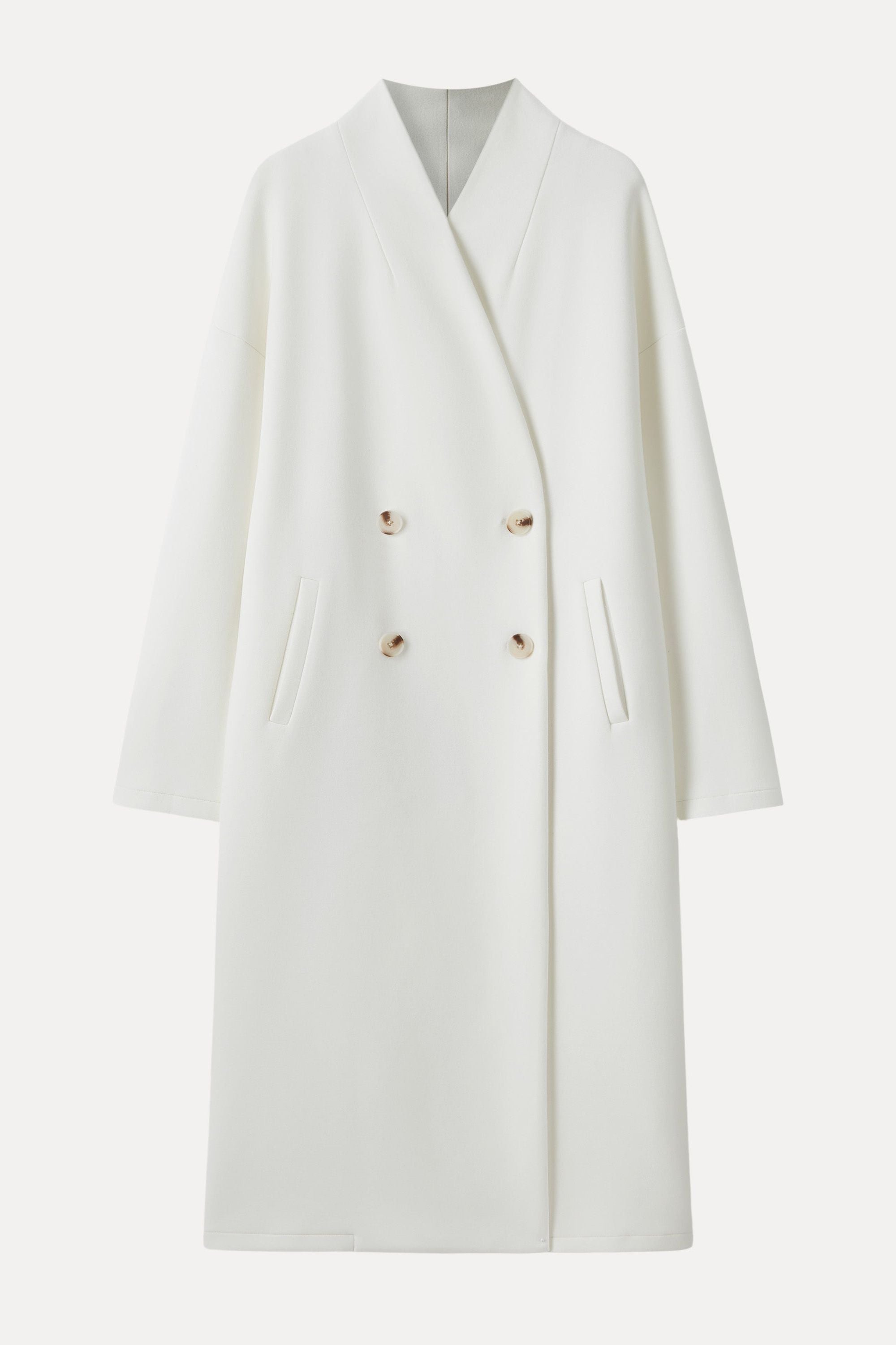 Double-breasted Stand Collar Coat