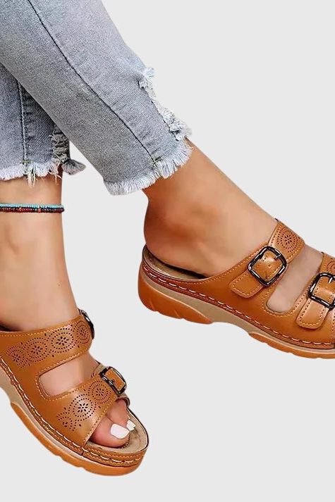 Diora™ | Orthopedic Leather Sandals