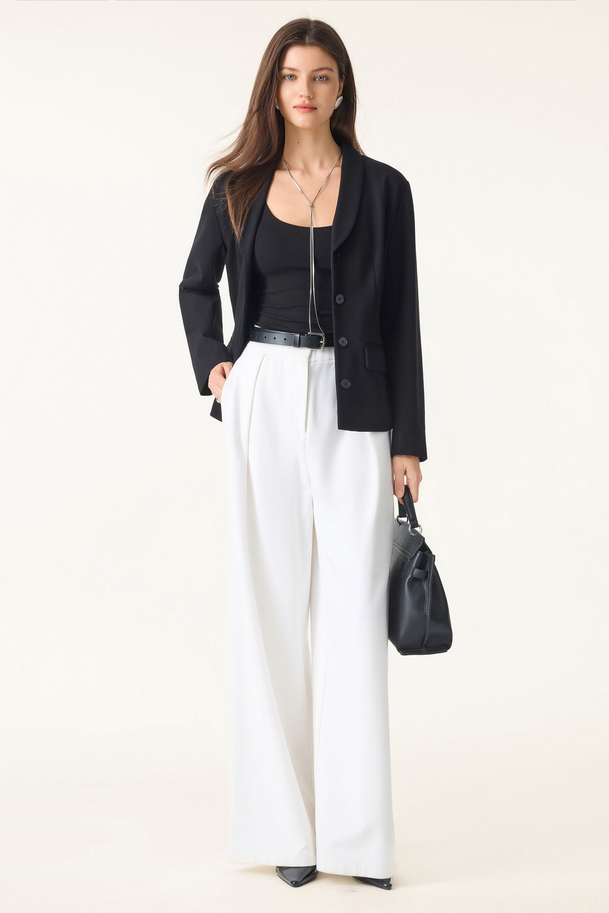 Button Front Blazer