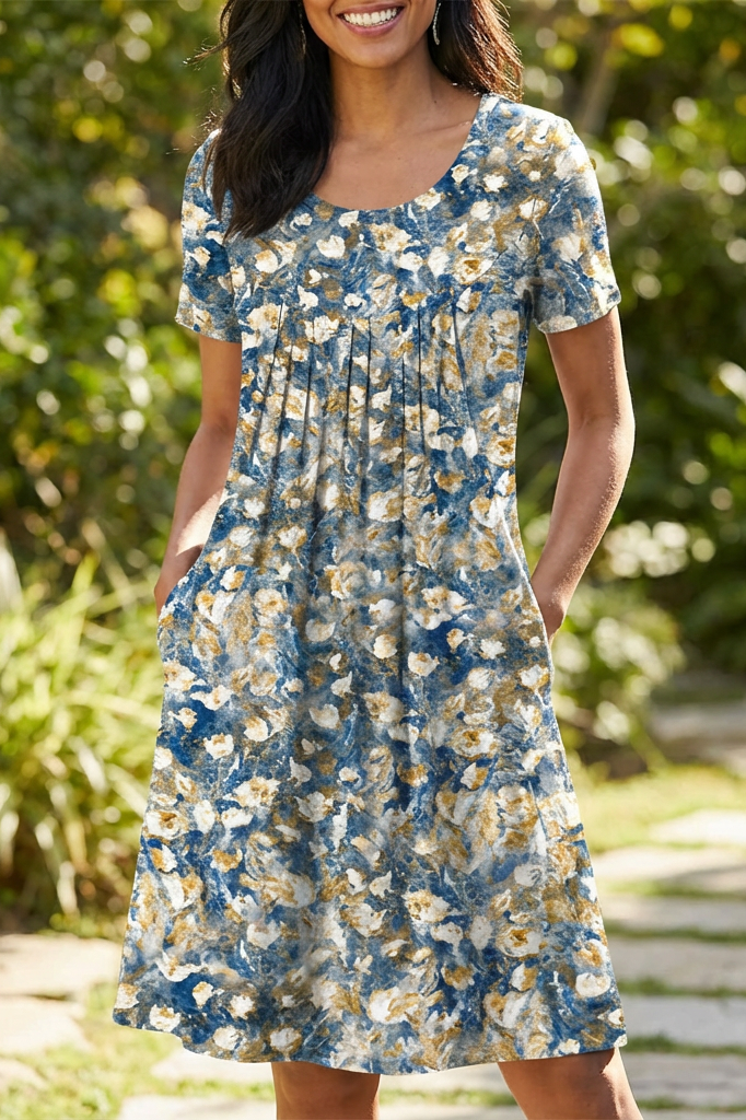 Cotton Tummy Coverage Dress