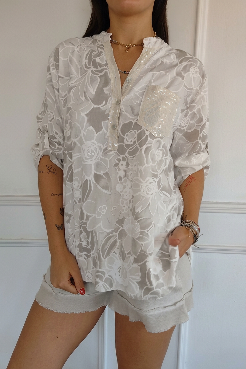 Floral Breeze Casual Blouse