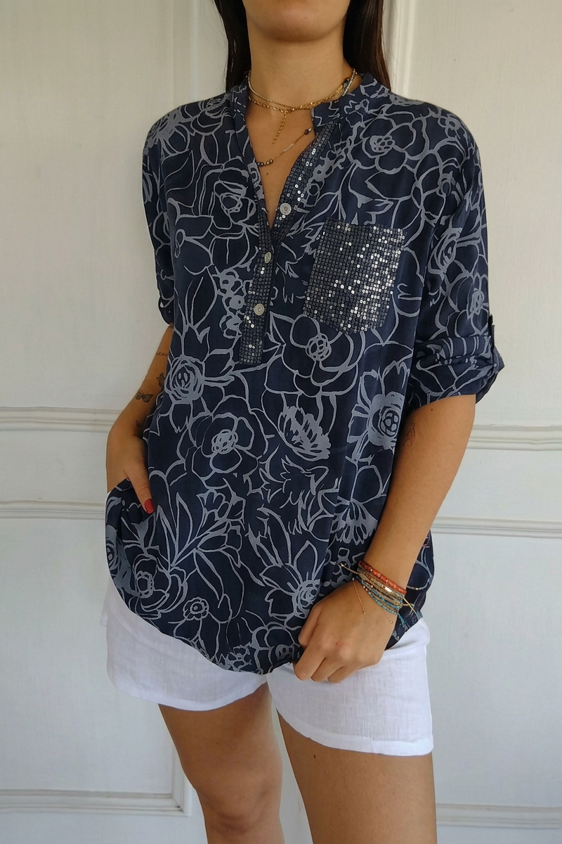 Floral Breeze Casual Blouse