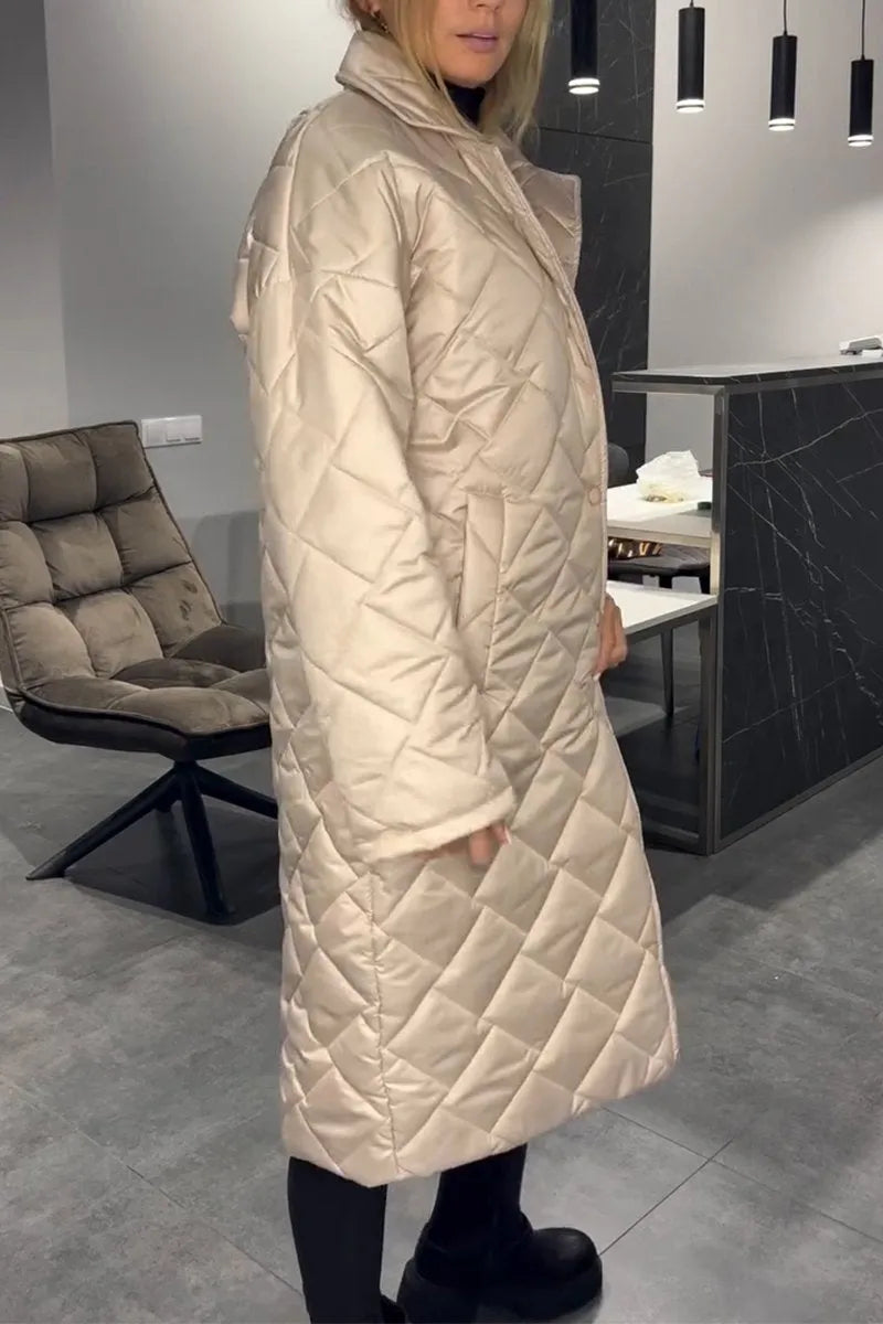 Quilted Mid Coat