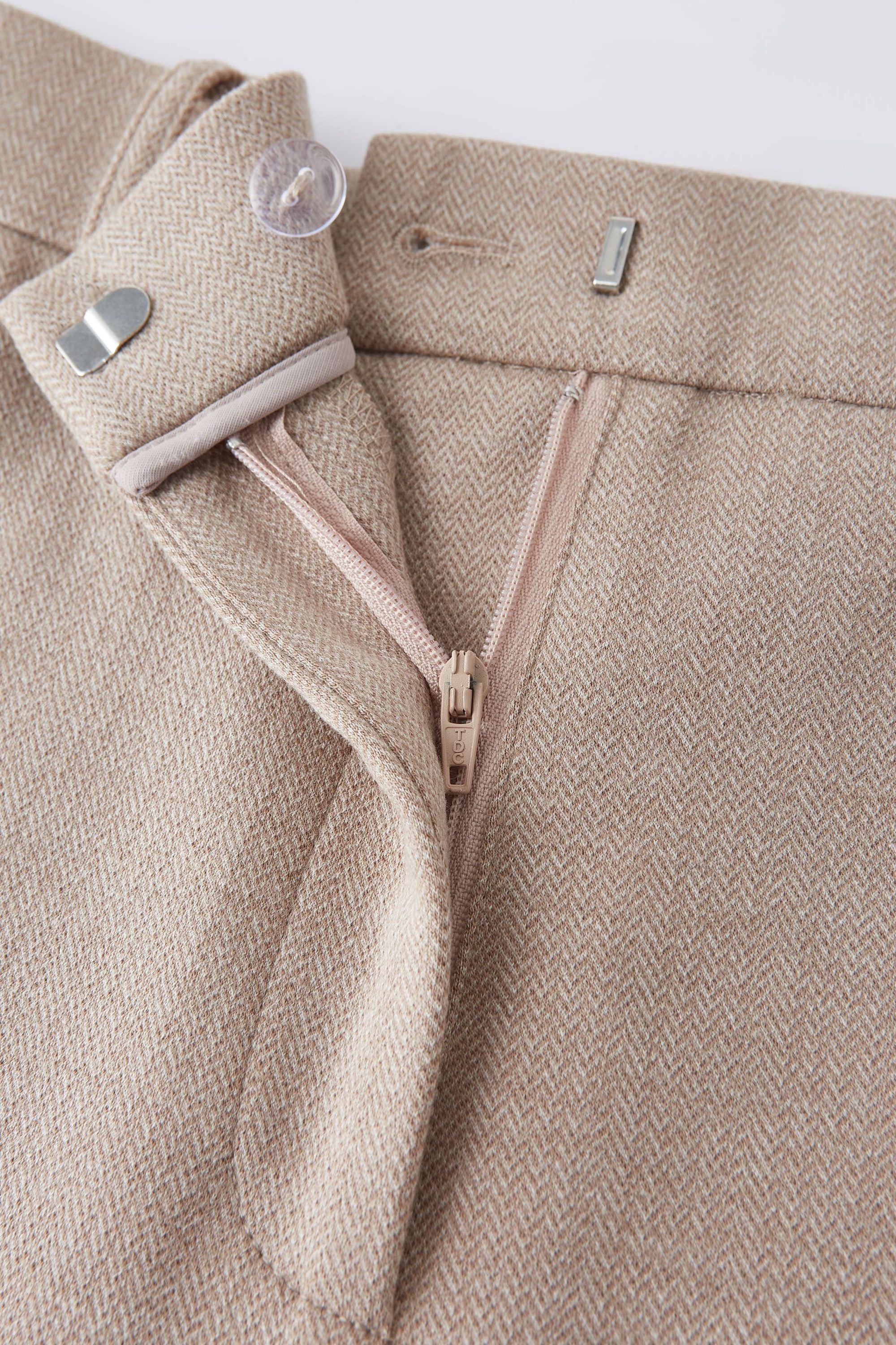 2Pcs Set Full Zip Jacket & Mid Rise Straight Leg Pants with Pockets