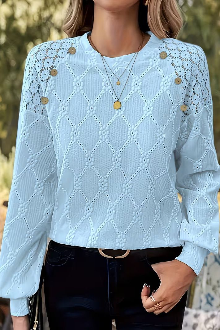 Charm Lace Detail Blouse