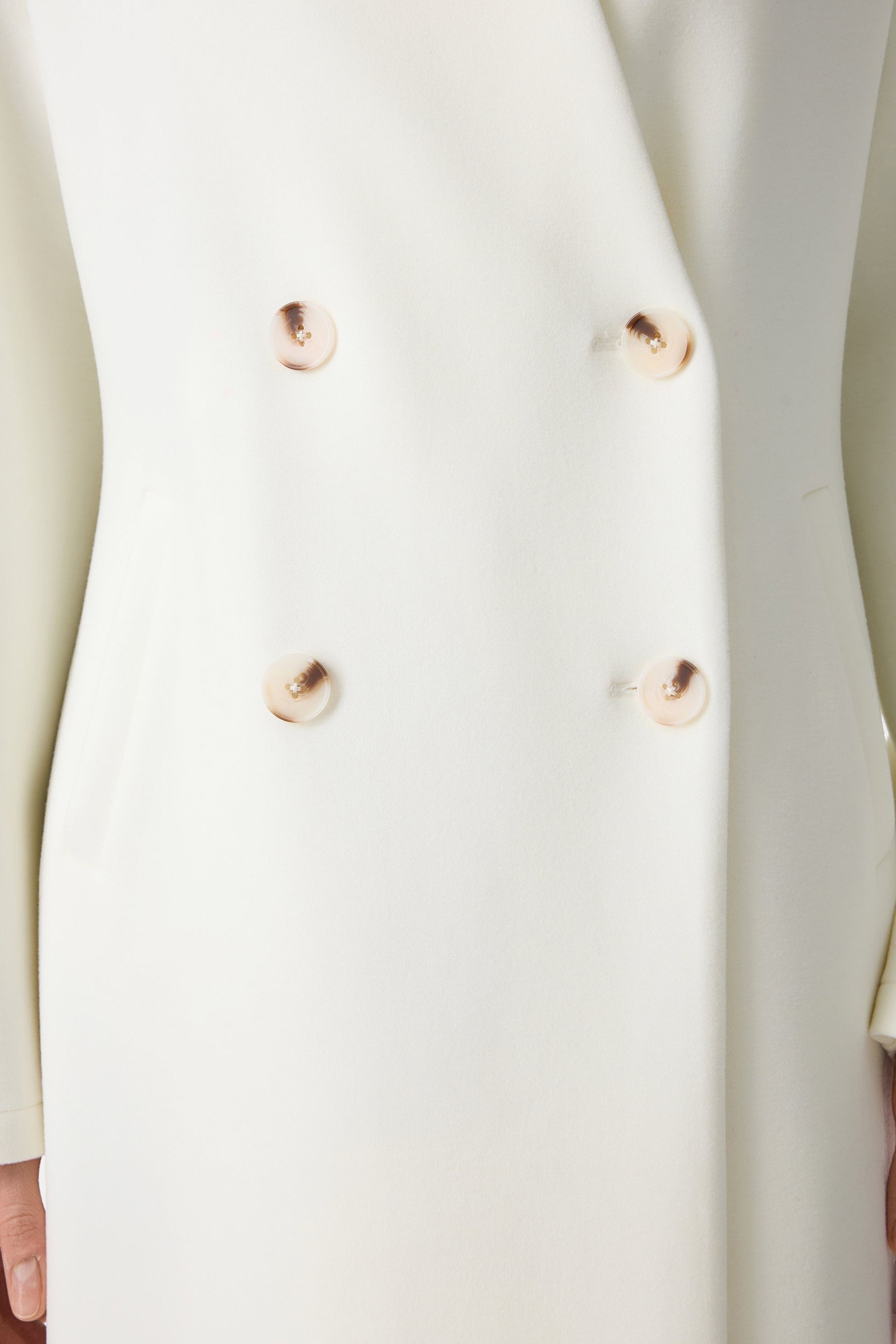 Double-breasted Stand Collar Coat