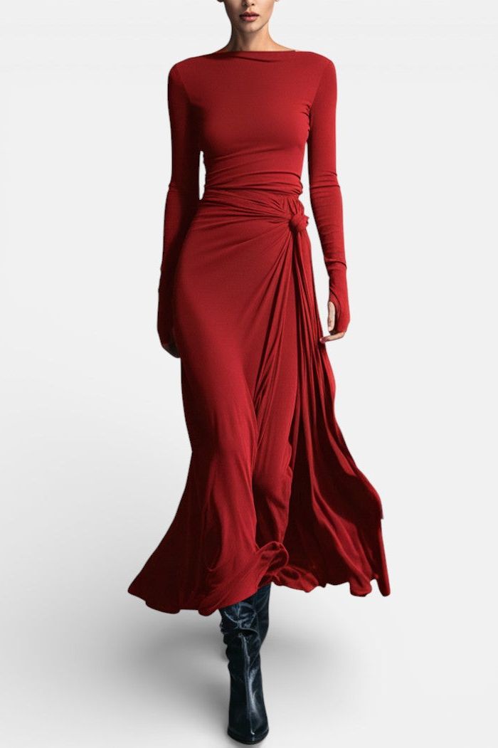 Naiara ❘ Maxi dress with side knot