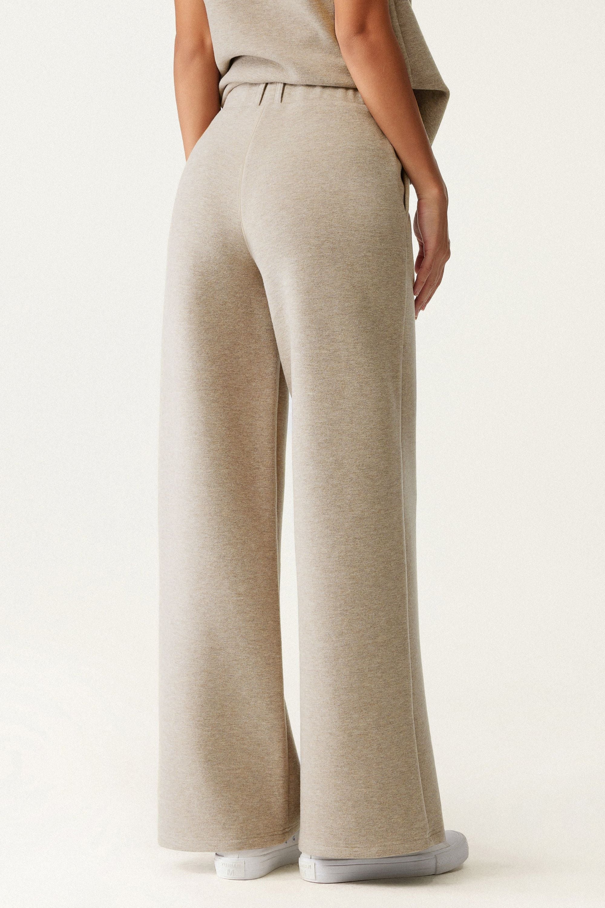 High Waisted Straight Leg Pull On Pant