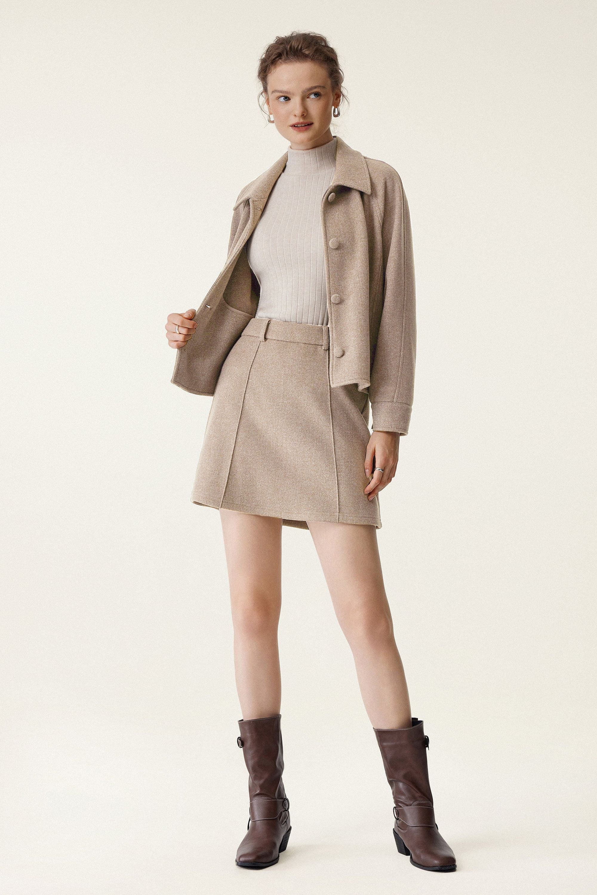 High Waisted Mini Skirt