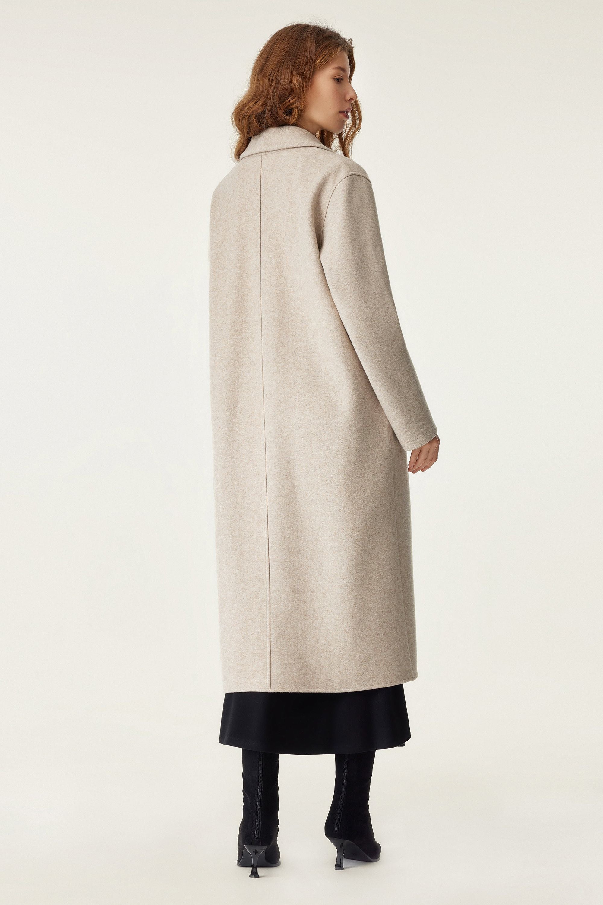 Patch Pocket Long Coat