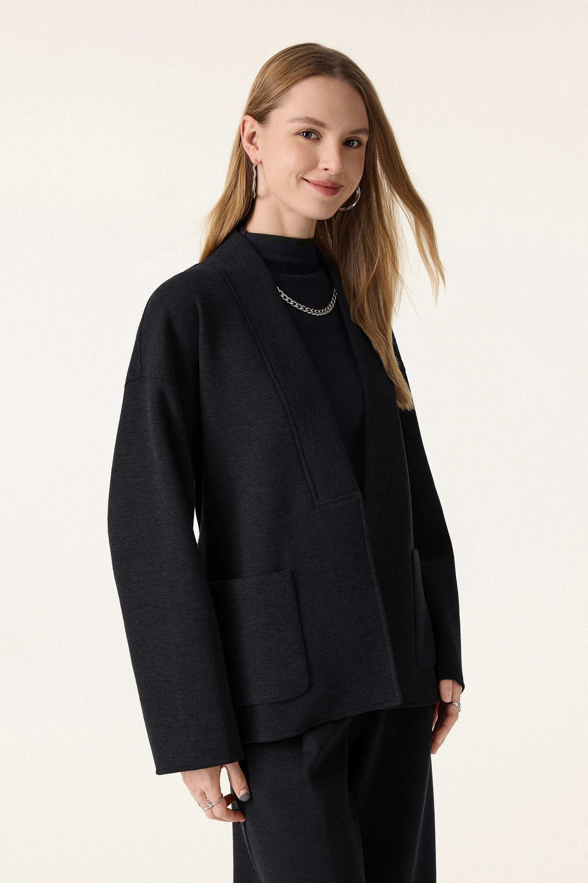 Belted Robe Style Coat