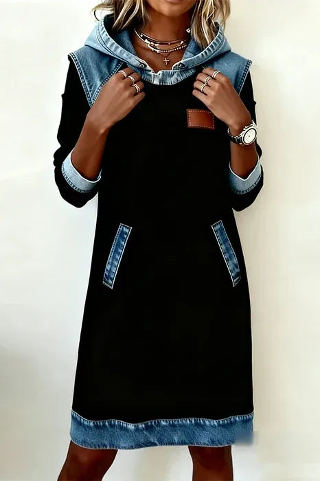 Casual Hoodie Dress