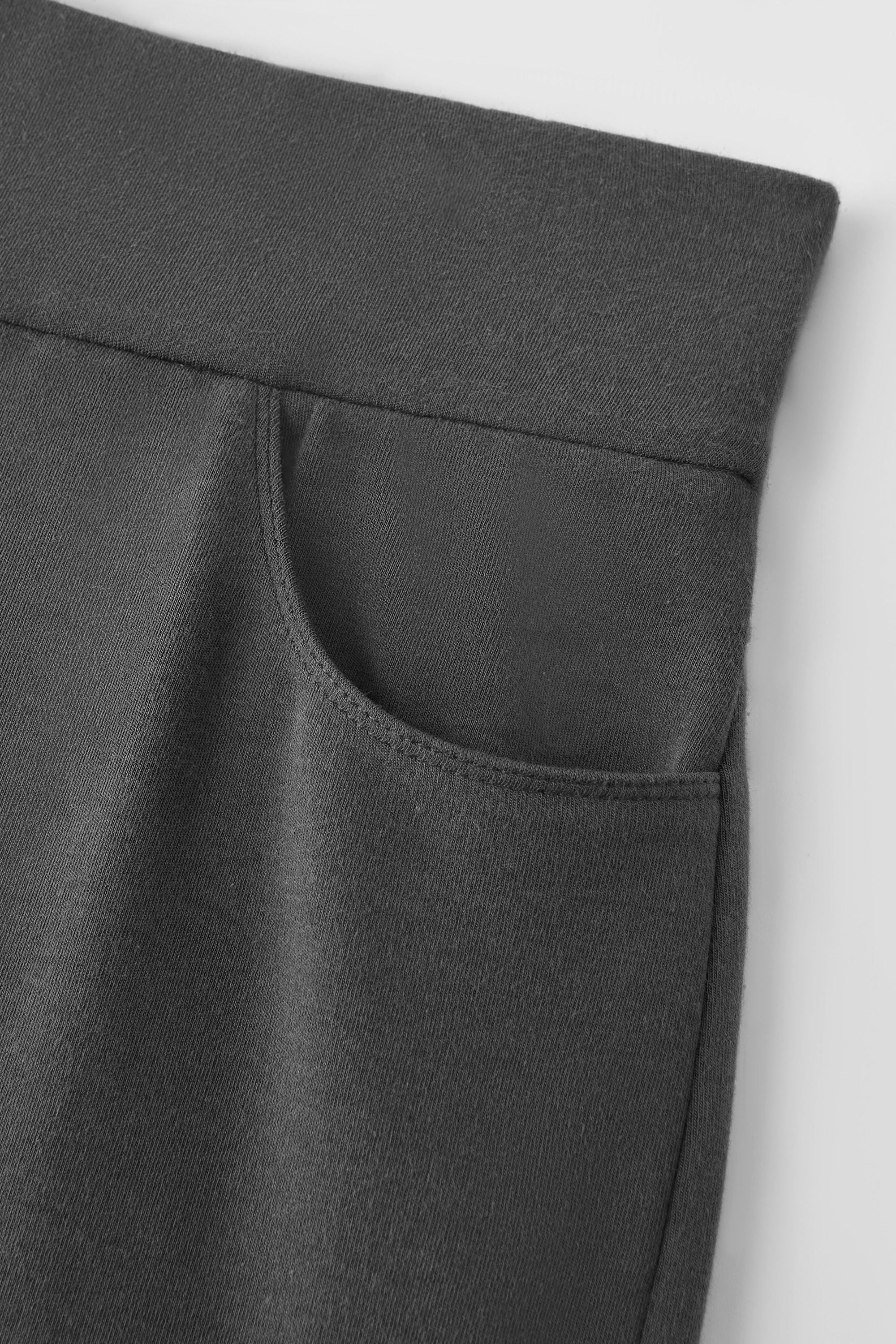 Waistband Wide Leg Pull-on Pants with Pockets