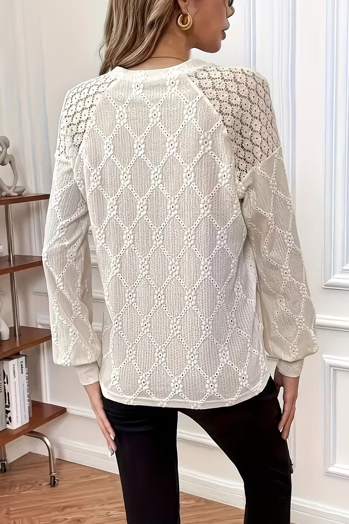 Charm Lace Detail Blouse