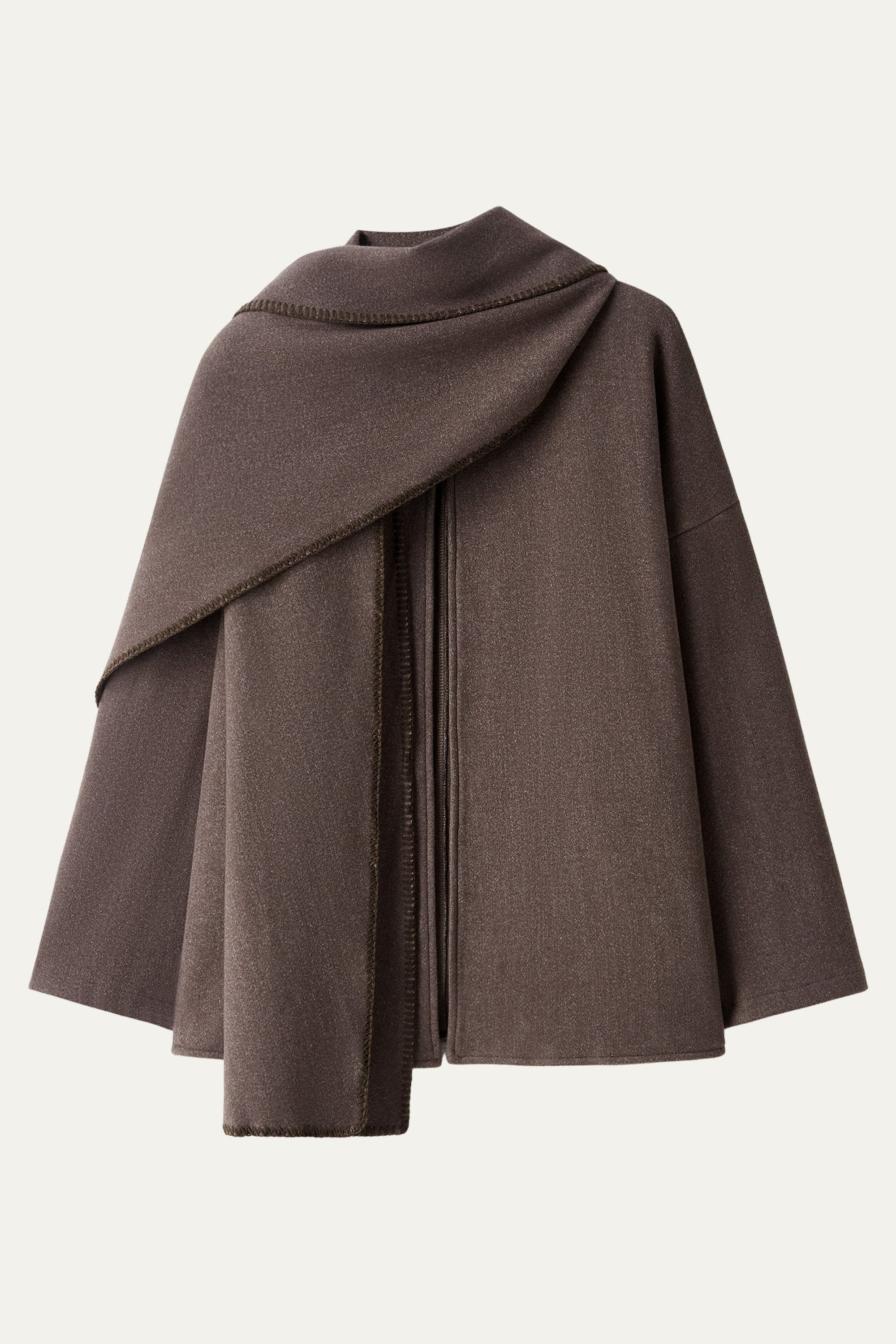 Oversized Scarf Jacket