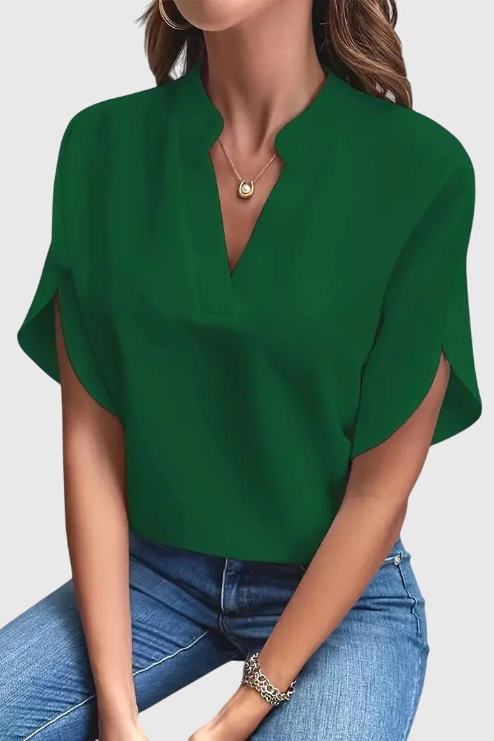 Elegant V-Neck Shirt