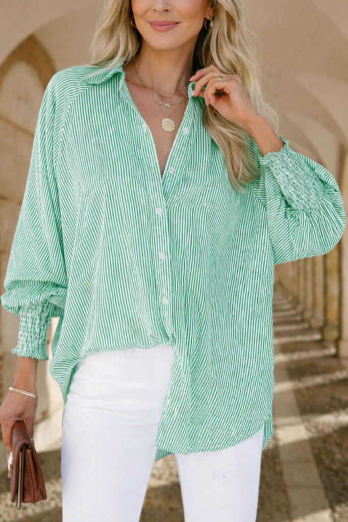 Refined Flow Longline Blouse